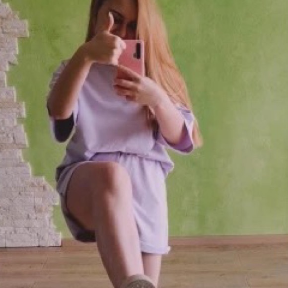 2-in-1 Wisteria ss Sweatshirt + Short (custom) SET - Picture 15 of 16